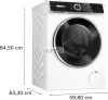 Bosch WGN256A0BY Serie | 6 Elöltöltős mosógép, 10 kg, max. 1600 fordulat/perc