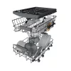 Whirlpool WH6IC11BS7LSA0 teljesen integrált mosogatógép - 45 cm széles