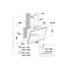 Whirlpool WHVP 62F LT SK Döntött páraelszívó
