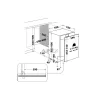 WHIRLPOOL WIO 3O540 PELG teljesen integrált mosogatógép - 60 cm széles