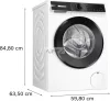 Bosch WNG25401BY Serie | 6 Mosó-szárítógép 10,5/6 kg 1400 fordulat/perc