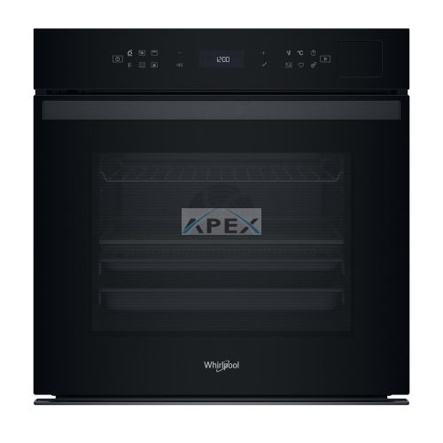 Whirlpool WOI6A8PT2SBA beépíthető elektromos sütő: fekete szín Pirolitikus és hidrolitikus tisztítás