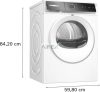 BOSCH WRB247CEBY Serie | 8 hőszívattyús szárítógép 9kg A energiaosztály