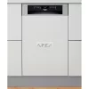 Whirlpool WSBO 3O34 PF X félig integrált mosogatógép - Inox szín, 45 cm széles