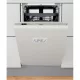 Whirlpool WSIC 3M27 C teljesen integrált mosogatógép - 45 cm széles