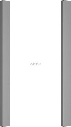 NEFF Z5802GLMY0 Flex Design: oldalprofilok 14 cm , különálló pultba építhető elszívóhoz, ezüstmetál