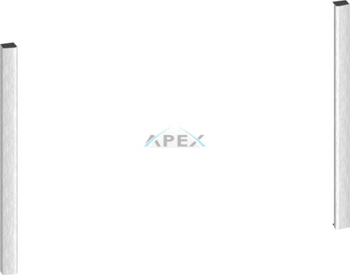 NEFF Z9038MY0 Flex Design készlet - 38 cm, mikrohullámú sütőhöz - ezüstmetál