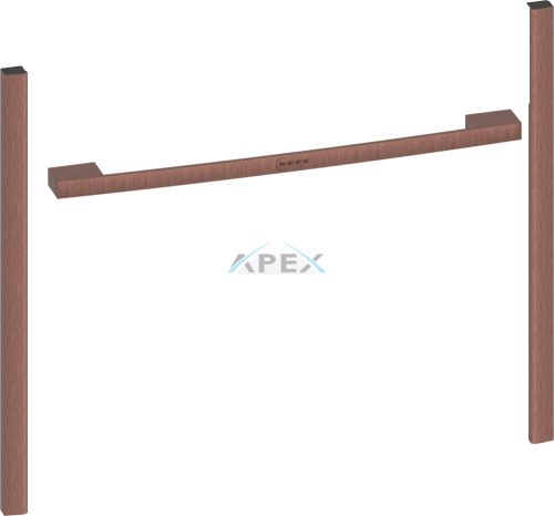 NEFF Z9045BY0 Flex Design készlet - 45 cm, kompakt sütőhöz - csiszolt bronz