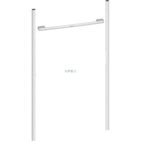   NEFF Z9098MY0 Flex Design készlet - 98 cm , különálló sütőhöz és mikrohullámú sütőhöz, ezüst