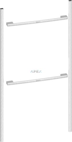 NEFF Z9105MY0 Flex Design készlet - 105 cm , különálló sütőhöz és kompakt sütőhöz, ezüst