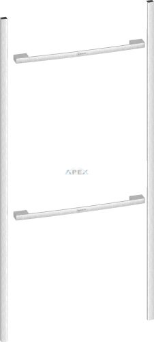 NEFF Z912BMY0 Flex Design készlet - 120 cm , különálló sütőhöz, ezüst