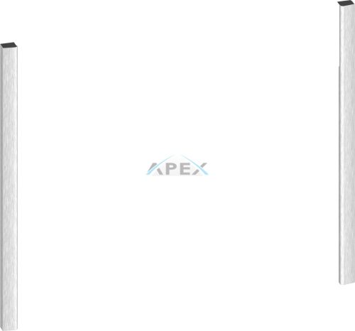 NEFF ZC045MY0 Flex Design készlet - 45 cm, automata kávéfőzőhöz, ezüst