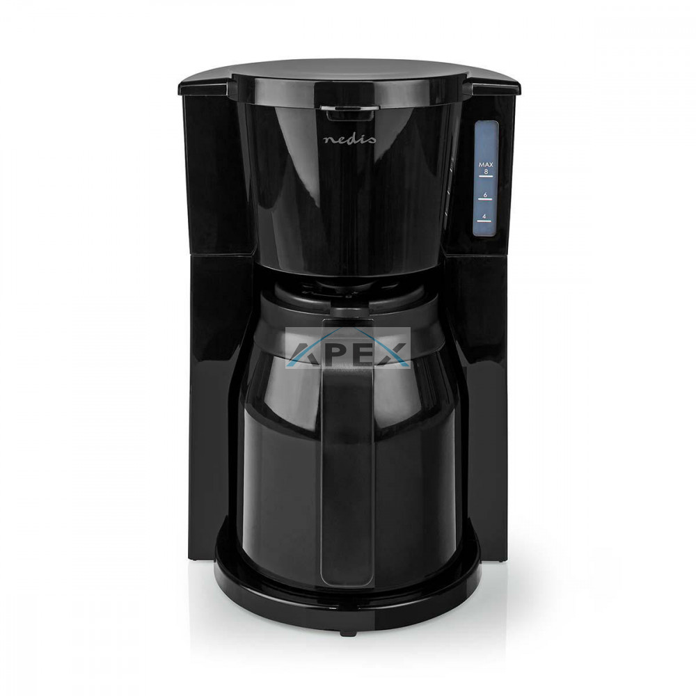 Kávéfőző | Kávé filter | 1.0 l | 8 Csészék | Fekete