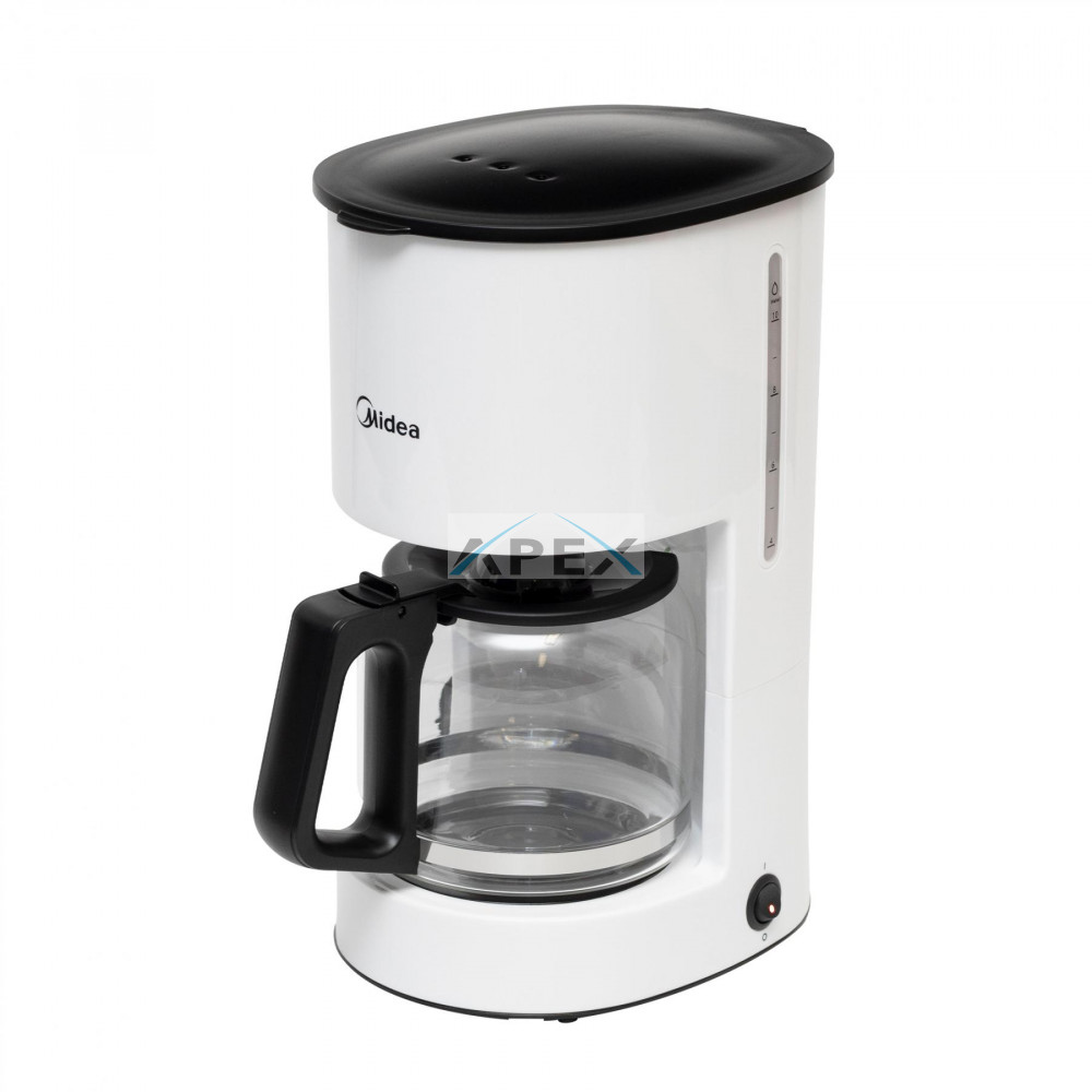 MIDEA MA-D1502AW - MIDEA Kávéfőző, 10 csésze, 1,25 L, fehér