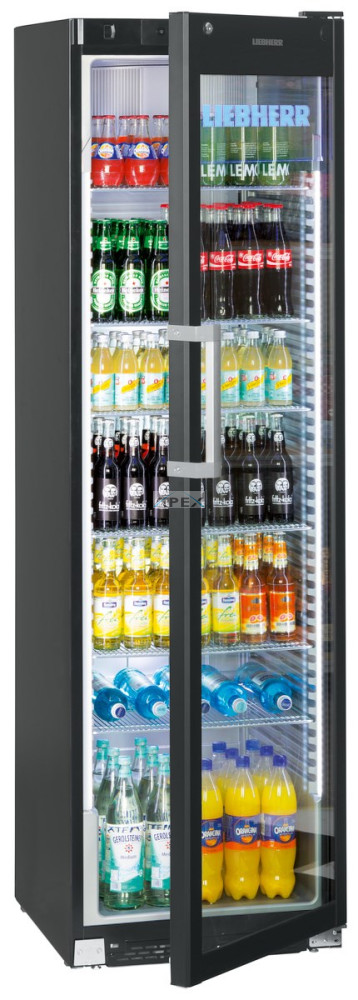LIEBHERR FKDv 4523 PremiumPlus elektromos vezérléssel Hűtőkészülék az árusítási bemutatóhoz, keringőlevegő hűtéssel 