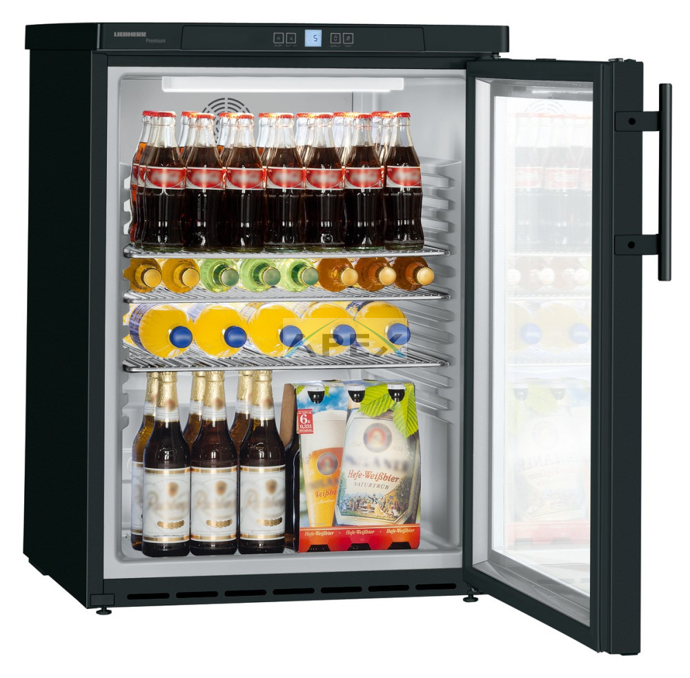 LIEBHERR FKUv 1613 Premium fekete Aláépíthető hűtőkészülék keringőlevegő hűtéssel 