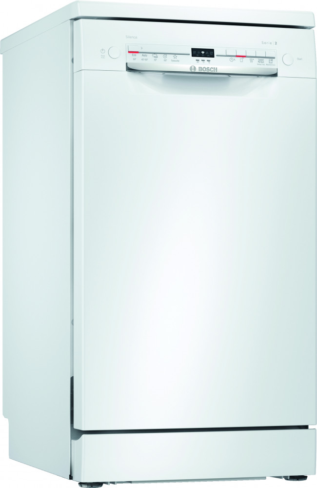 BOSCH SPS2IKW04E Serie | 2, Szabadonálló mosogatógép, 45 cm, Fehér, SPS2IKW04E, Home Connect